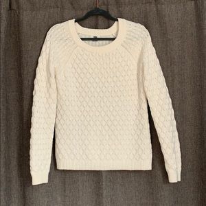 Off white knit sweater- Old Navy